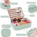 Queboom Green Travel Makeup Bag for Women - Cosmetic Toiletry Bag for Girls - Buy Online on GoSupps.com