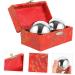 Garneck Baoding Iron Ball Massage Set - Chinese Hand Fitness & Exercise Balls 5x5x5cm - Improve Grip & Relaxation - Buy Online on GoSupps.com