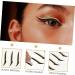 FOMIYES 80 Pairs Eyeliner Glitter Stickers Stickera Eye Shadow Stickers Eye Makeup Tools Eyes Adhesive Tape 4X0.5X0.1CMx2pcs Assorted Colorx2pcs - Buy Online on GoSupps.com