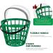 BESPORTBLE Golf Ball Basket - Green Container with Handle for 50pcs Balls | Stadium Accessories - 20x15CM - Buy Online on GoSupps.com