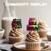 LETLIMIT 18pcs Colorful Glitter Dessert Cupcake Topper Happy New Year 2024 Theme Decorations New Years Eve Wedding Winter Party Decor Supplies - Buy Online on GoSupps.com