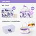 Pamper Her with Spa Basket - Lavender Scented Bath Gifts Set with Essential Oil - Shower Gel, Bubble Bath, Body Lotion, Bath Salt - 11 Pc Women Gift Basket - Buy Online on GoSupps.com