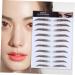 4pcs Eyebrow Stickers False Eyebrow Black Eyebrows Artificial Eyebrow Hair Cosmetic 4d - Buy Online on GoSupps.com
