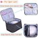 CTWWFS PU Leather Nail Polish Organizer & Lamp Case - Holds 30 Bottles, Manicure Tools Storage - Black - Buy Online on GoSupps.com