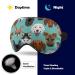 Polygonal Dogs Sleep Mask - Adjustable Eye Cover for Sleeping - Block Light for Night Travel - Men Women - Buy Online on GoSupps.com