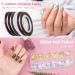 40-Piece Nail Art Decoration Set | Brushes Foil Stickers & More | Perfect for Manicure Enthusiasts | International Shipping Available - Buy Online on GoSupps.com