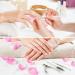 12-Piece White Nail Whitening Pencils with Cuticle Pusher - DIY French Nail Design Manicure Supplies - Buy Online on GoSupps.com