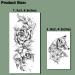 Cerlaza Temporary Tattoos for Women - Large Flower Collection - Waterproof Fake Tattoos - 10 Sheets - Buy Online on GoSupps.com