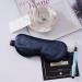 Zimasilk 100% Pure Mulberry Silk Sleep Mask | 22 Momme | Ultra Soft & Comfortable Navy Blue Eye Mask for Restful Sleep - Buy Online on GoSupps.com