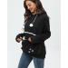 Erbacan Pet Carrier Hoodie-Cat Pouch Sweatshirt- Kangaroo Breathable Unisex Hoodie Medium Black - Buy Online on GoSupps.com