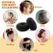 Extra Large 6-Inch Hair Bun Donut for Bridal & Hollywood Styles Choose Brown Black or Blonde | Hair-So Black - Buy Online on GoSupps.com