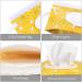 Sannix 4 Wet Wipes Bag for Babies - Reusable Pocket for On-the-Go - Baby Wet Towel Dispensation - Wearable Wet Wing Bag with Floral Design - Buy Online on GoSupps.com
