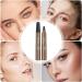 4Point eyebrow pencil Waterresistant eyebrow pencil with 4 fork tips Pencil to make eyebrows liquid pencil eyebrow microblading pencil natural eyebrow hair dark brown - Buy Online on GoSupps.com