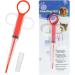 Nuanchu 2 Pieces Pet Pill Plunger Popper for Small Cats Dogs Pill Gun Dispenser Shooter Pet Piller Soft Tip Tablet Syringe Pusher Animal Medicine Feeder for Feeding Accessories (Red Green) - Buy Online on GoSupps.com