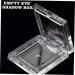 CRILSTYLEO 4pcs Transparent Square Mini Eyeshadow Box Empty Eyeshadow Pans Empty Blusher Pan Square Eyeshadow Pans Empty Eyeshadow Plate Eyeshadow Palettes Empty Highlighter Case Lip Balm Pan - Buy Online on GoSupps.com