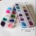 24 Color/Set 3D Butterfly Nail Art Glitter Sequins - Colorful Sparkle Sticker Decals for Manicure - Buy Online on GoSupps.com