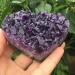 Natural Crystal Rough Natural Uruguay Amethyst geode Heart Quartz Crystal Cluster Heart Shape Healing Stones Wedding Gift - Buy Online on GoSupps.com