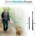 Dog Leash Bungee Double Handle Shock Absorbing Reflective Elastic Bungee Lead Soft Double Padded 2 Handles for Traffic Safety Control Training Perfect for Medium to Large Dogs Green - Buy Online on GoSupps.com