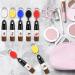 Demissle 10 Pcs Retractable Lip Balm Holder Keychain with Swivel Clip - Assorted Colors (Black, White, Red, Blue, Yellow) - Buy Online on GoSupps.com