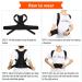 Adjustable Posture Corrector for Men & Women - Backs Straight & Confident | Black B02 - Buy Online on GoSupps.com