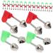 ToddMomy 50 pieces Fish alarm bell Double alarm bells Fishing equipment fishing alarm bell fishing light sticks fishing bells for rod clips portable fishing bells outside of the bell clip metal