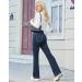 G4Free Fleece Lined Flare Leggings for Women - High Waisted Thermal Bootcut Yoga Pants | 4 Pockets, Navy, X-Large - Buy Online on GoSupps.com