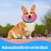 FWLWTWSS Inflatable Protective Collar for Dogs & Cats | Adjustable Velcro Fastener | Leak Protection for Recovery After Operations (Pink Size M: 20.3cm-30.5cm) - Buy Online on GoSupps.com
