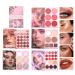Palettes De Maquillage 12 Fards L vres - Style Livre Vingt-Quatre Fards Paupi res Paillet s | pour Femmes Filles Rendez-vous Soir e Quotidien Sc ne Photographie