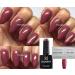 Bluesky Nail Gel Polish Dark Pink MARSALA Deep Dark Pink Mauve Musk UV LED Soak Off 10ml