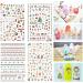 12 Sheets Christmas Nail Art Stickers Kalolary 3D Self-Adhesive Nail Stickers Decals Nail Art Tips Stencil for Women Girls Nail Art Design - Buy Online on GoSupps.com