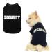 BINGPET Dog Shirts -Soft Cotton- Puppy T-Shirts for Dogs Light Weight Tank Top Vest for Summer Medium (Chest18.1in) Black