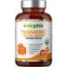 Organic Turmeric Curcumin 1310 mg 180 Vcaps with BioPerine - Powerful Antioxidant - Supports Immune and Joint Health