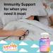 Uplift Vegan Elderberry Gummies with Vitamin C & Zinc - Immune Support for Kids & Adults - Gluten-Free Non GMO - 60ct - Buy Online on GoSupps.com