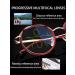 TBHOME Photochrom Progressive Multifocal Reading Glasses for Women - Blue Light Blocking Anti-Eyestrain & UV Protection - Stylish & Convenient Readers - Buy Online on GoSupps.com