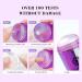 Saviland French Nail Stamper - 14PCS Silicone French Tip Stamp Kit - Purple Nail Stamper Set for French Manicure - Nail Tech Supplies Gift for Women - Buy Online on GoSupps.com