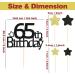 Sotpot Glitter 65th Birthday Cake Decorations 65th Cake Topper Star Cupcake Toppers for Birthday Party Decorations - 9 PCS - Buy Online on GoSupps.com