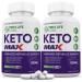 (2 Pack) Trim Life Labs Keto Max 1200MG Pills Includes Apple Cider Vinegar goBHB Strong Exogenous Ketones Advanced Ketogenic Supplement Ketosis Support for Men Women 120 Capsules 60 Count (Pack of 2)