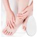 Glass Foot File Callus Remover Clear Glass Foot File Pedicure Helper - Pedicure Foot Buffer in Shower Foot Scrubber for Removes Dead Skin Egg - Buy Online on GoSupps.com