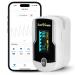 2024 Zacurate 500E-B Wireless Bluetooth Fingertip Blood Pulse Oximeter Monitor with FREE App SpO2 Heart Rate Plethysmograph and Perfusion Index Finger Oxygen Sensor Meter