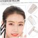 Eyebrow Scale Measuring Tool Eyebrow Ruler Tool Second Generation Eyebrow Card Make up 16X4.5X0.6CM Silver - Buy Online on GoSupps.com
