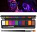 VigCebit Face & Body Painting Palette - 10 Water Activated Colors for Kids & Adults - Perfect for Parties & Events - Buy Online on GoSupps.com