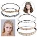 Zoylink 5-Piece Elastic Hair Bands & Crystal Rhinestone Head Chain - Multicolored Hair Accessories for Women - Buy Online on GoSupps.com