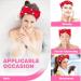 ODDIER Make-up Spa Headband - Red Microfiber Coral Fleece Hair Band for Women and Girls, Ideal for Bath, Skincare, and Makeup Application - Buy Online on GoSupps.com
