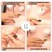 120 Pieces Self-Adhesive Nail Stencils | Golden Gel Nails & Extension Modeling Stencils - Shop Internationally - Buy Online on GoSupps.com