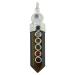 Harmonize Wand 7 Chakra Balancing Therapy Tiger Eye Stone Pencil Pendant Balancing Reiki Healing Crystals
