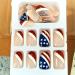 July 4th Almond Press On False Nails Set - Independence Day Glue On Fake Nails - Pointed Design for Women - Z207 - Buy Online on GoSupps.com