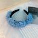 scicent Headbands for Girls Boho Head Band Blue Flower Elastic Hairband Hair Accessories for Women Wide Bezel Girls Hair Hoop Blue - 16120 - Buy Online on GoSupps.com