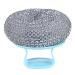 Wool Scrubber - Steel Scouring Pad | Kitchen Cleaning Tool | Wire Cleaning Ball Utensil Scrubber | Steel Wool Scrubber with Handle for Pots Pans Ovens Oven Racks Sinks Baking Trays Grills Silver