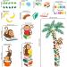 DECOWALL DSL-8065 Book Tree Wall Stickers with Reading Monkey - Inspirational Decals for Kids Room and Classroom - Buy Online on GoSupps.com