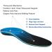 Buy Orthotic Insoles for Plantar Fasciitis | Heel Pain Relief & Arch Support | Shock Absorption for Flat Feet - XL Blue - Buy Online on GoSupps.com
